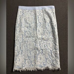 Blue lace XS midi skirt - New